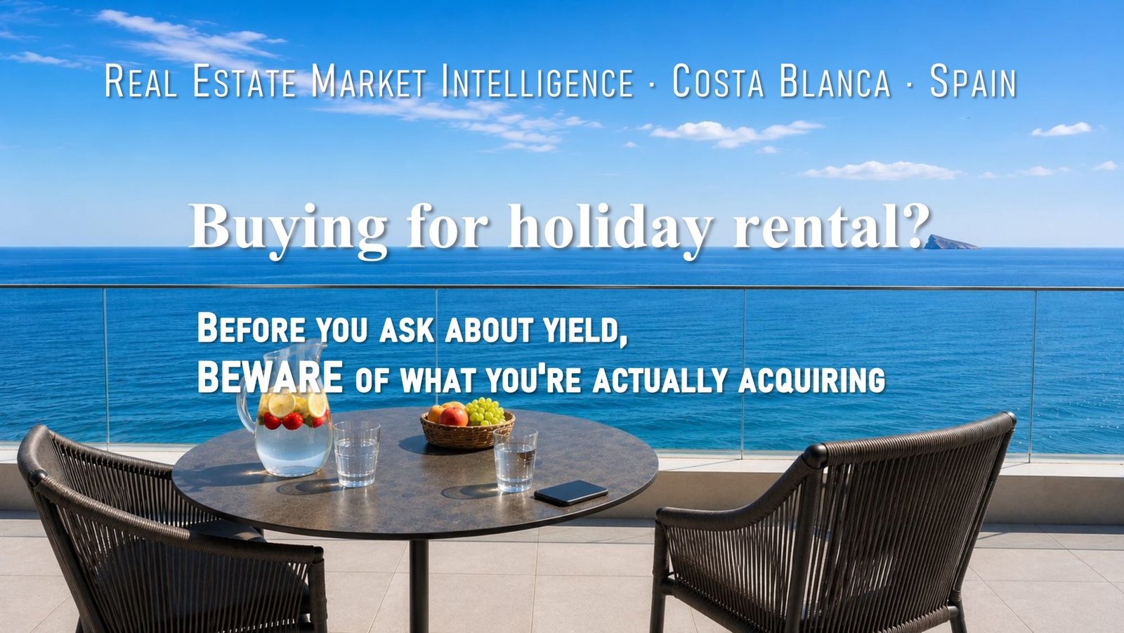 Buying for holiday rental? | Residential property with tourist licence vs. purpose-built tourist accommodation